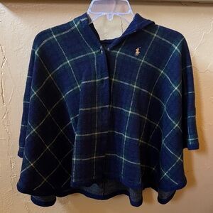 Polo by Ralph Lauren Navy Plaid Cape
